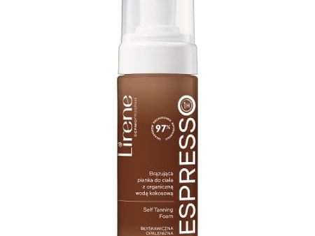 Perfect Tan brązująca pianka do ciała z organiczną wodą kokosową Espresso 150ml Fashion