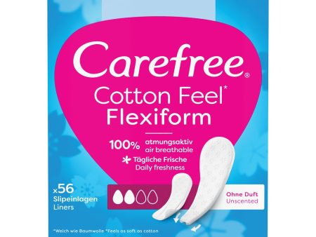 Cotton Feel Flexiform wkładki higieniczne nieperfumowane 56szt Online Sale