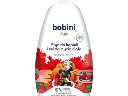 Fun płyn do kąpieli i żel do mycia ciała o zapachu malin 500ml Fashion