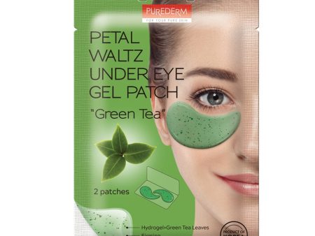 Petal Waltz Under Eye Gel Patch wegańskie płatki pod oczy Zielona Herbata 2szt. Hot on Sale