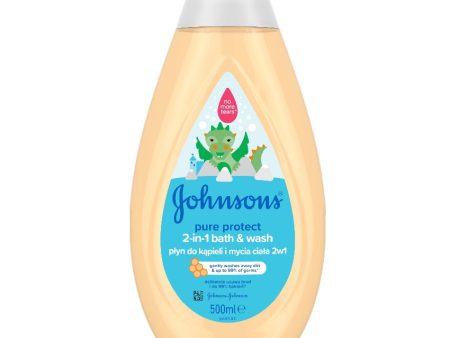 Johnson s Baby Pure Protect 2in1 Bath&Wash płyn do kąpieli i mycia ciała dla dzieci 500ml Supply