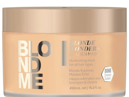 BlondMe Blonde Wonders Golden Mask złota maska do włosów 450ml on Sale