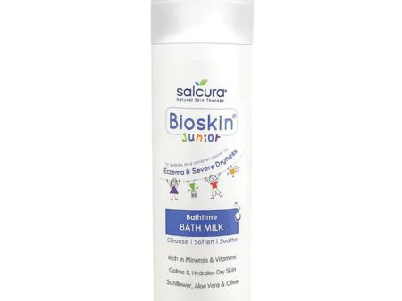 Bioskin Junior Bath Milk płyn do kąpieli dla dzieci 200ml Online Sale