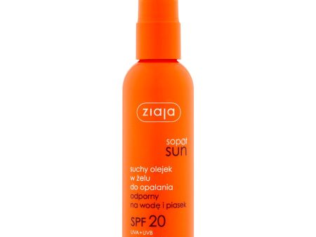 Sopot Sun suchy olejek w żelu do opalania SPF20 90ml Fashion