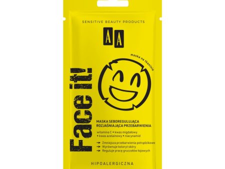 Face It! maska seboregulująca rozjaśniająca przebarwienia 18ml Sale