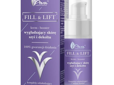 Fill & Lift krem-booster wygładzający skórę szyi i dekoltu 30ml Sale