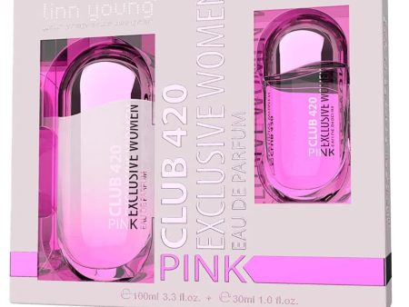 Club 420 Pink Exclusive Women zestaw woda perfumowana spray 100ml + woda perfumowana spray 30ml Hot on Sale