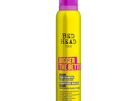 Bed Head Bigger The Better Volume Foam Shampoo szampon w piance dodający włosom objętości 200ml Discount